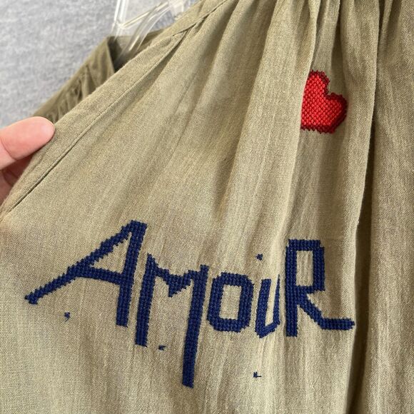 Berenice Paris Cassandra Lucky Embroidered Top Size 34 Whimsical Fun Cool Girl - Picture 6 of 16